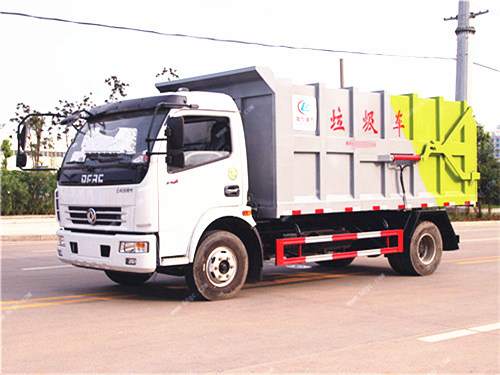 國五東風凱普特掛桶對接式垃圾車