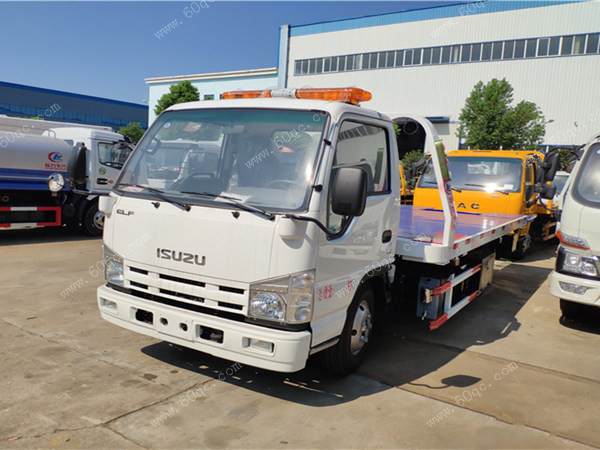 慶鈴五十鈴藍牌一拖二清障車