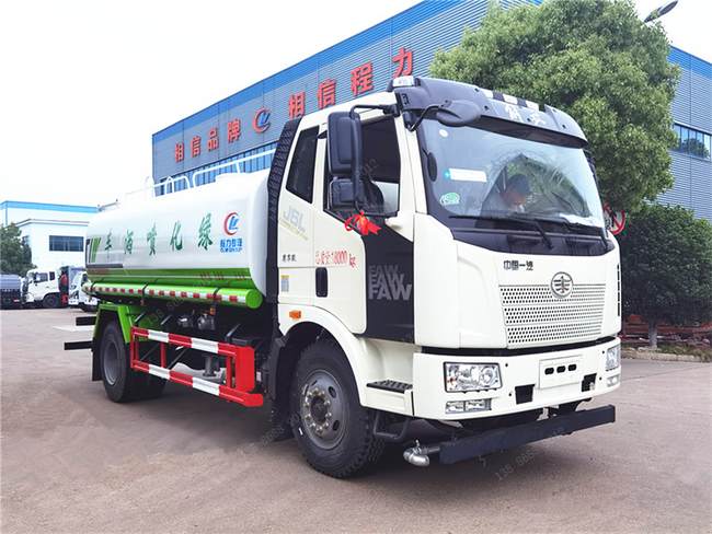 解放14-15噸J6灑水車