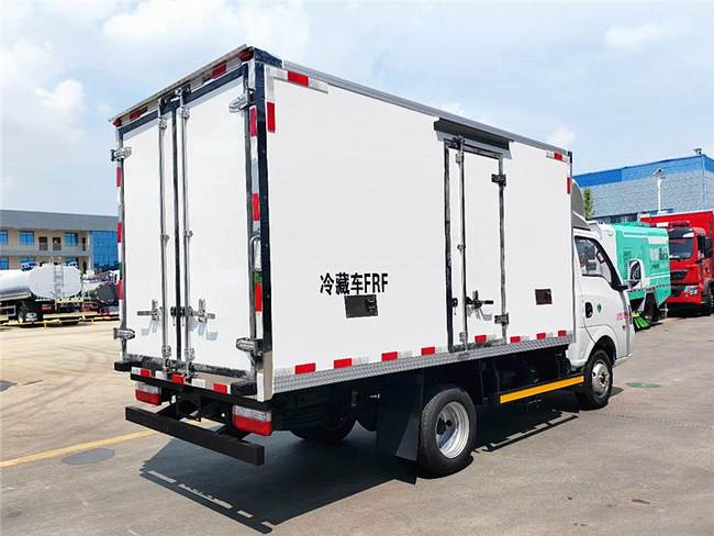 東風途逸后雙輪冷藏車