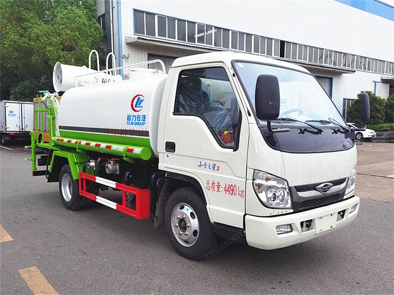 福田小卡之星3藍牌抑塵車
